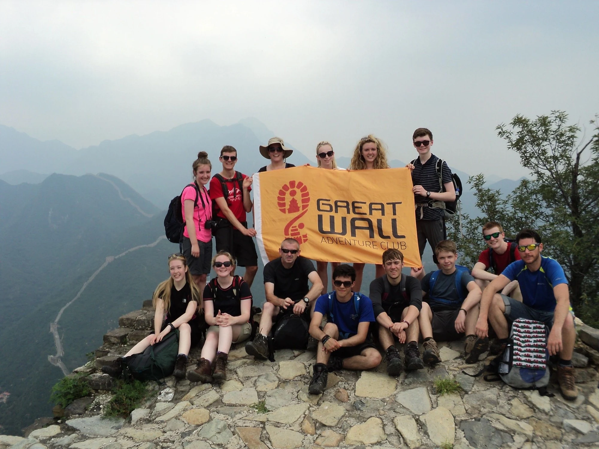 Four-Day Great Wall Walking Adventures — mountain landscape and Great Wall towers