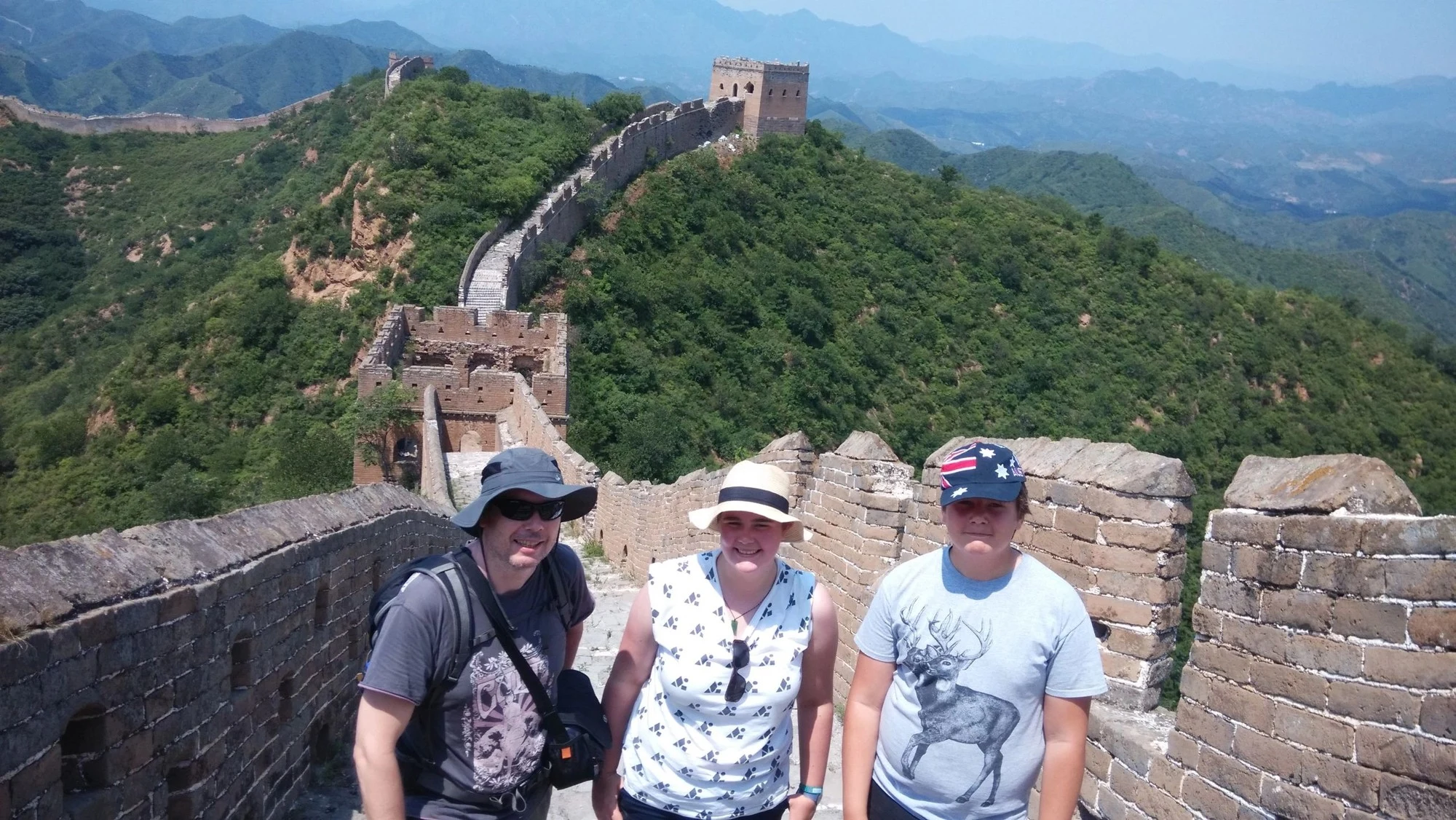 Three Days to Walk the Great Wall — mountain landscape and Great Wall towers
