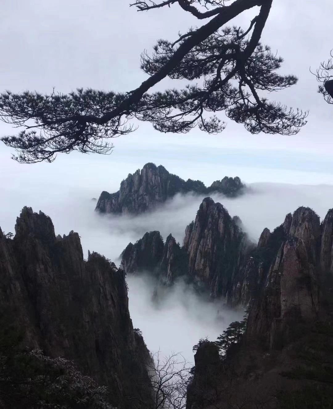 Mountain Trails and Historic Villages at Huangshan — travel photographs