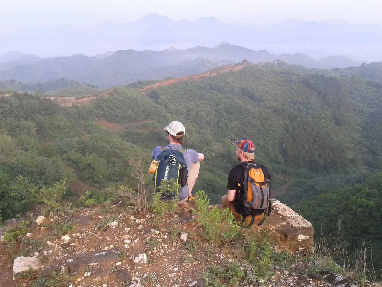 Three Days to Walk the Great Wall — mountain landscape and Great Wall towers