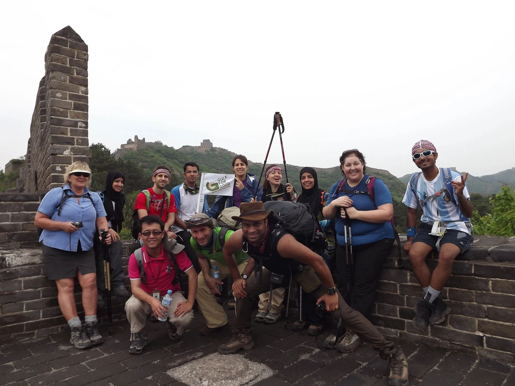Memorable Guests and Great Wall Adventures — mountain landscape and Great Wall towers