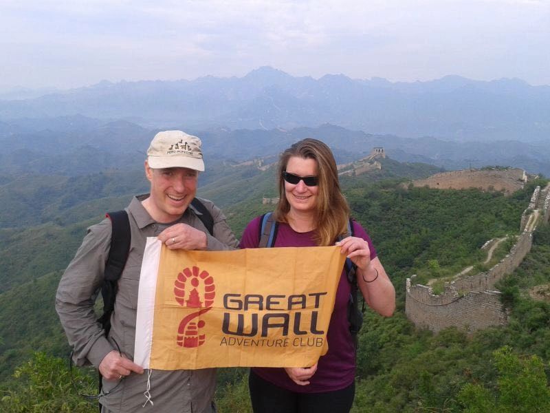Walk the Great Wall of China — mountain landscape and Great Wall towers