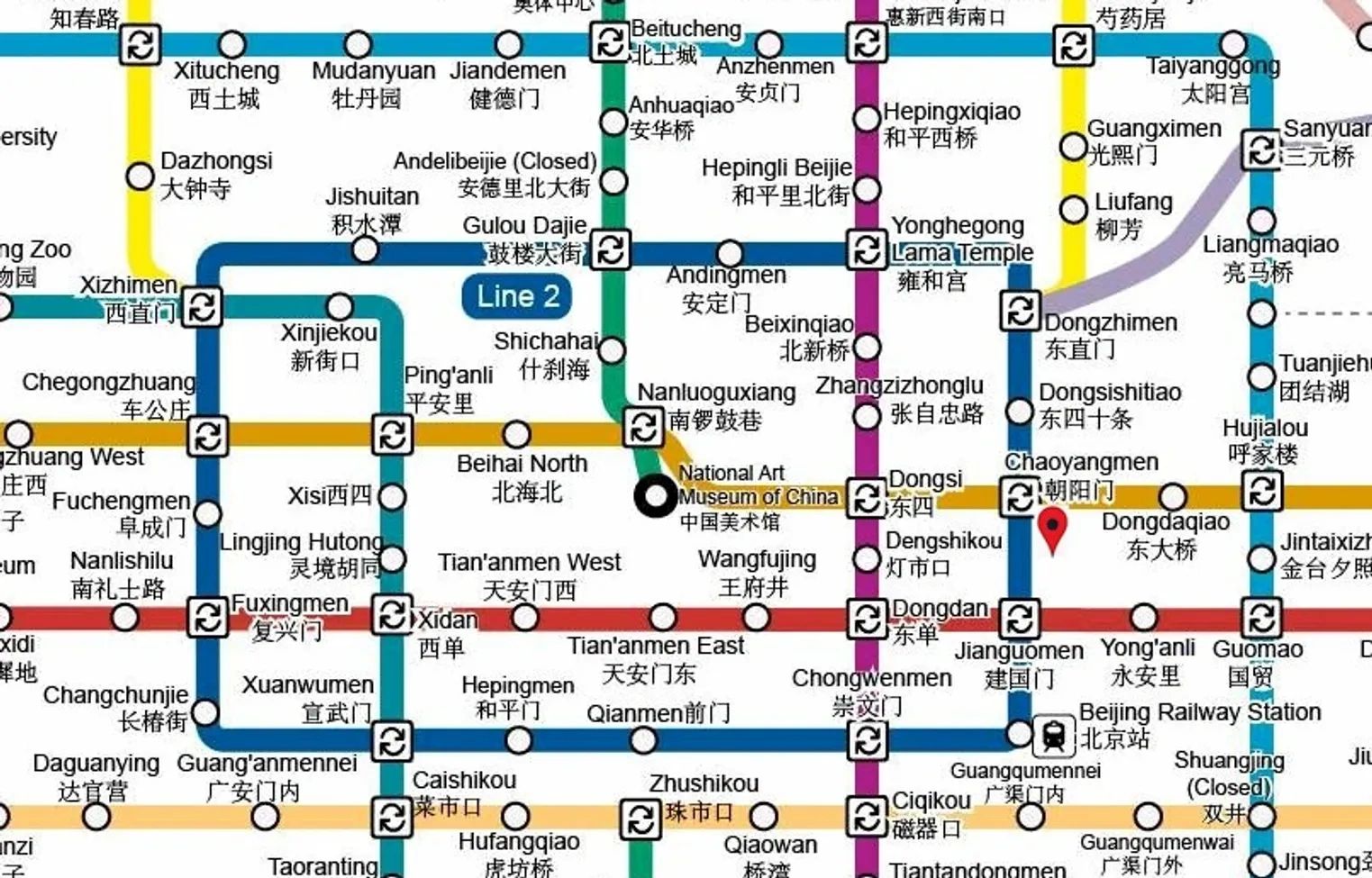 Find Your Tour Meeting Point at Chaoyangmen — travel photographs