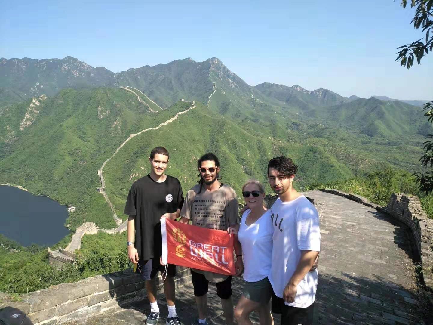 Where the Great Wall Meets the Water — mountain landscape and Great Wall towers