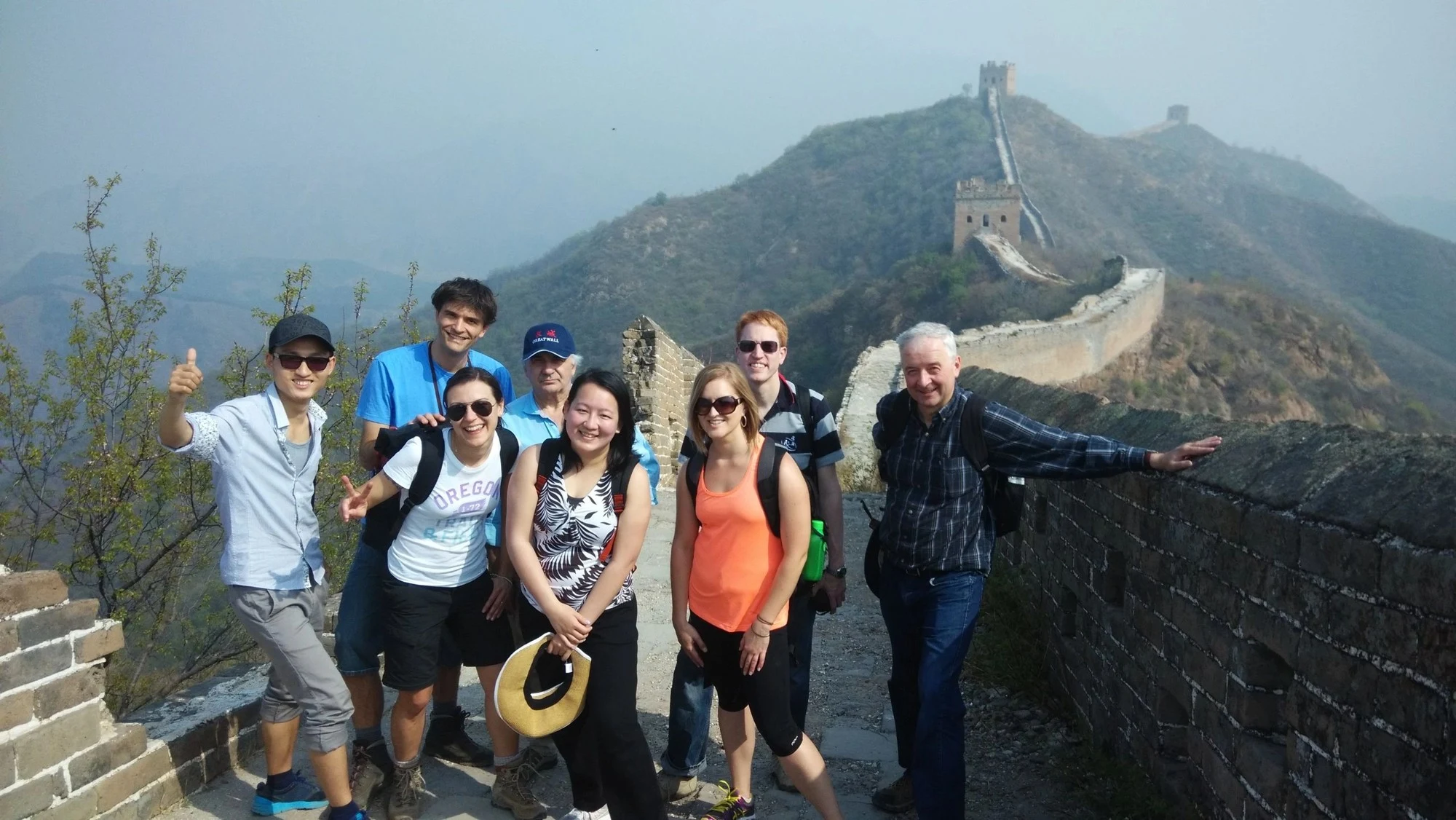 Three Days to Walk the Great Wall — mountain landscape and Great Wall towers