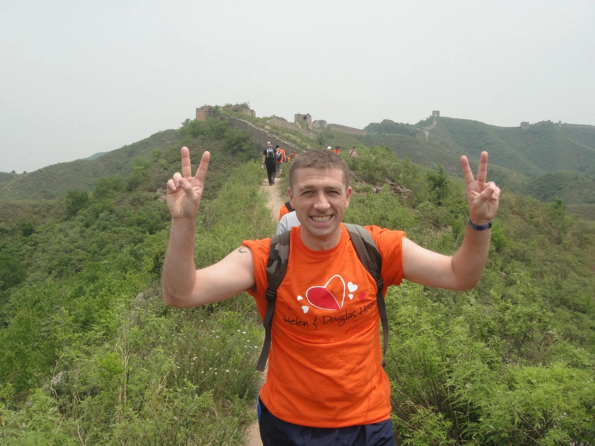 Memorable Guests and Great Wall Adventures — mountain landscape and Great Wall towers