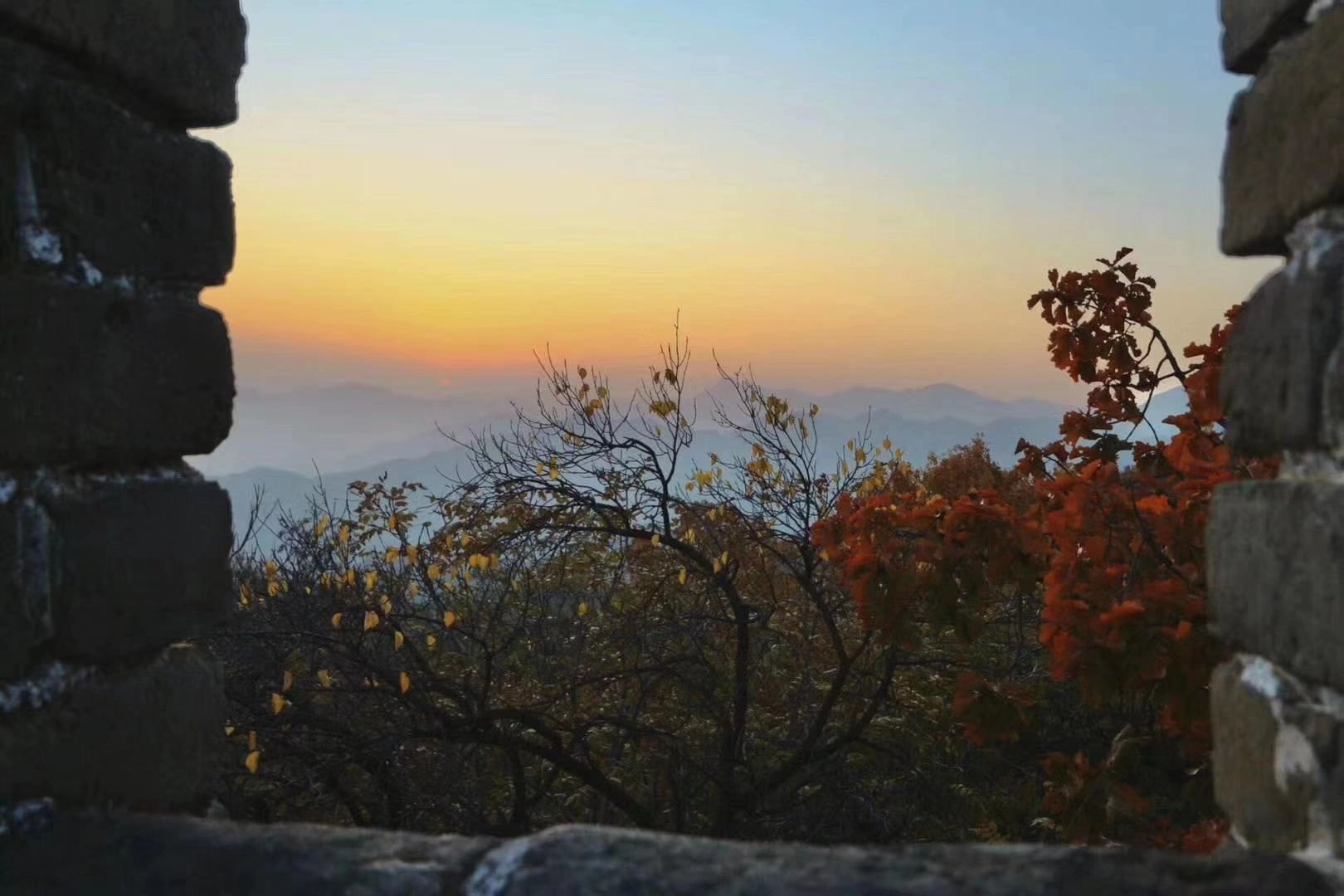 Walk the Great Wall on a Day Hike from Beijing — mountain landscape and Great Wall towers