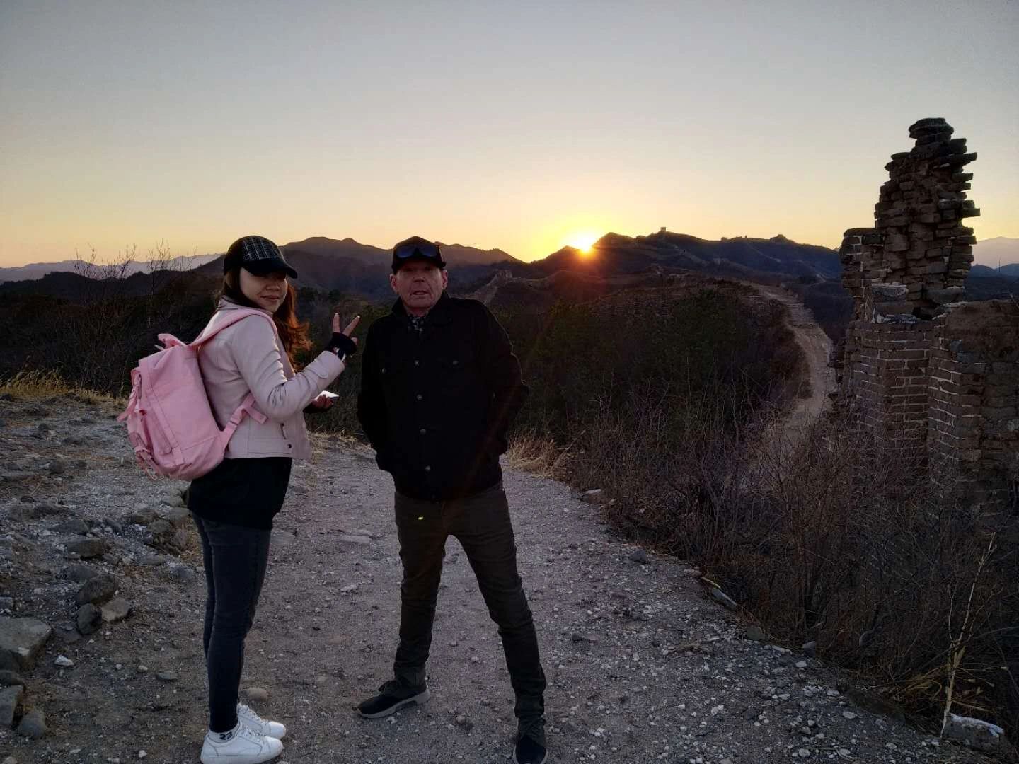 Memorable Guests and Great Wall Adventures — mountain landscape and Great Wall towers