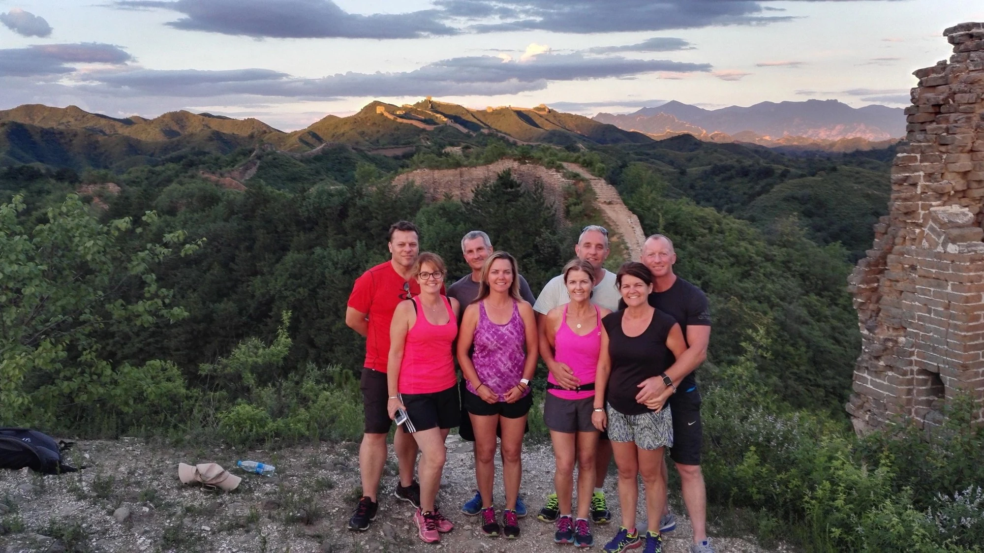 Walk the Great Wall of China — mountain landscape and Great Wall towers